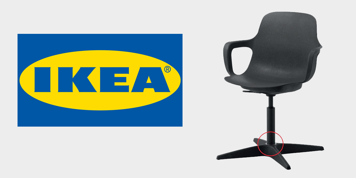 Product recall: Ikea swivel chair poses risk of injury