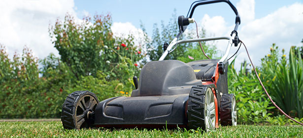 Corded electric lawn mower