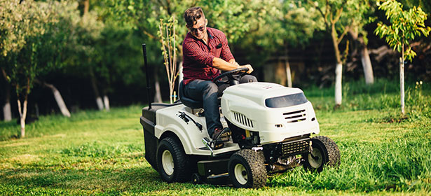 Ride-on lawn mower